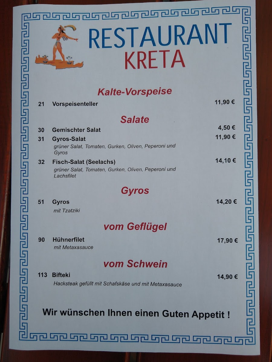 Menu Restaurant Kreta-2